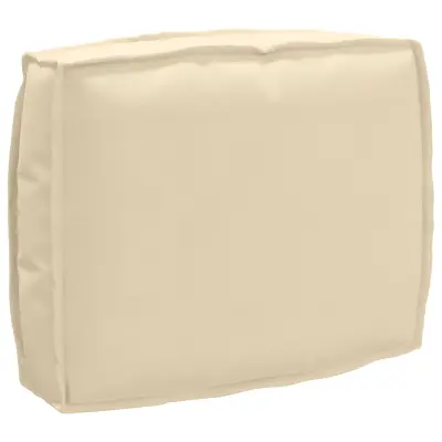 vidaXL Blazina za paleto za naslon Beige 50x40x12 cm Oxford tkanina