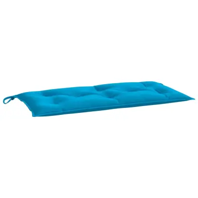 vidaXL Blazina za vrtno klop svetlo modra 100x50x7 cm oxford tkanina