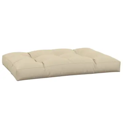 vidaXL Blazina za kavč iz palet bež 120x80x12 cm