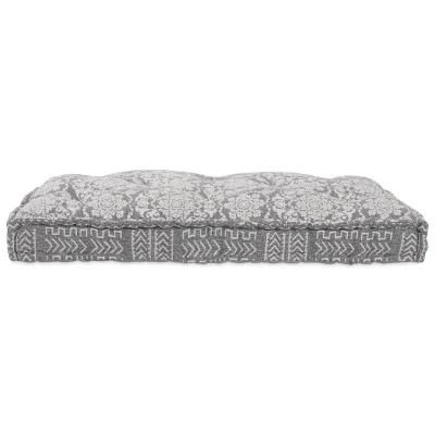vidaXL Blazina za paletne svetlo siva 120x80x12 cm Tkanina