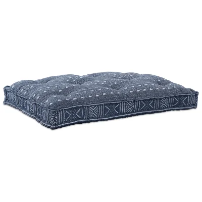 vidaXL Blazina za palete Indigo 120x80x12 cm Tkanina