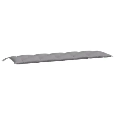 vidaXL Blazina za vrtno klop siva 180x50x7 cm oxford tkanina