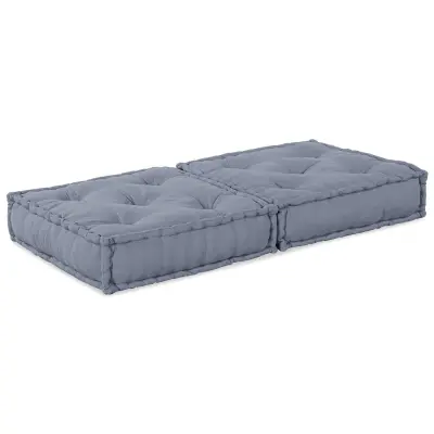 vidaXL Modularni pouf sivo 70x70x36 tkanina
