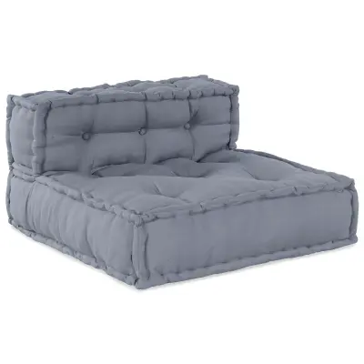 vidaXL Modularni pouf sivo 70x70x54 tkanina