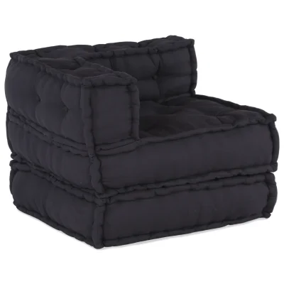 vidaXL Modularni pouf 3 kosi antracit tkanina
