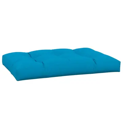 vidaXL Blazina za kavč iz palet modra 120x80x12 cm