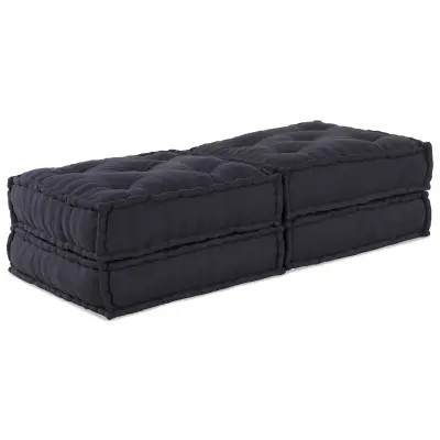 vidaXL Modularni pouf 2 kosa Antracitna tkanina