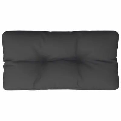 vidaXL Blazina za kavč iz palet črna 80x40x12 cm