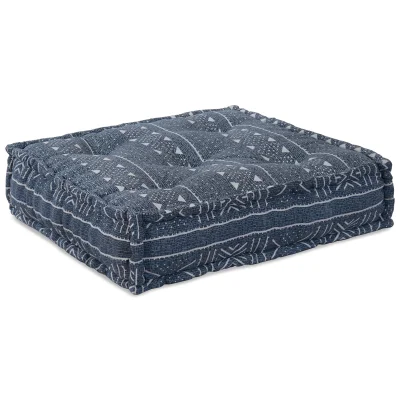 vidaXL Modularni Pouf Indigo 70x70x54 Tkanina