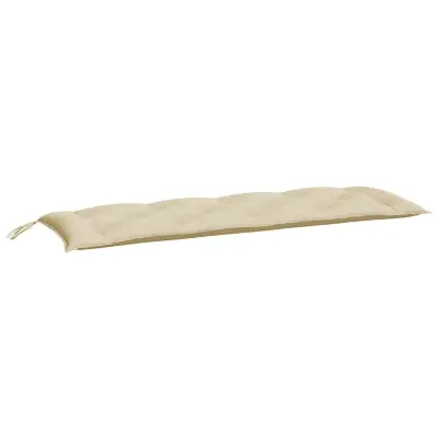 vidaXL Blazina za vrtno klop bež 150x50x7 cm oxford tkanina
