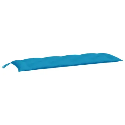 vidaXL Blazina za vrtno klop svetlo modra 150x50x7 cm oxford tkanina