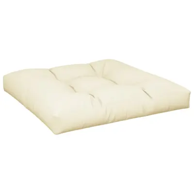 vidaXL Blazina za kavč iz palet krem 80x80x12 cm