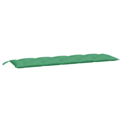 vidaXL Blazina za vrtno klop zelena 180x50x7 cm oxford tkanina