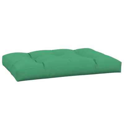 vidaXL Blazina za palete zelena 120x80x12 cm blago