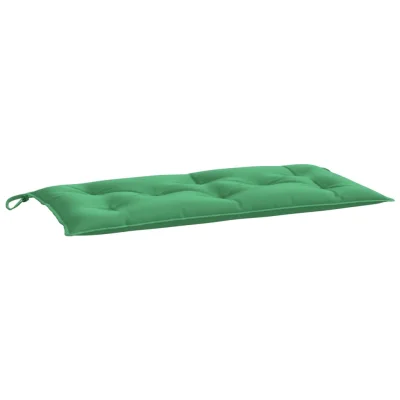vidaXL Blazina za vrtno klop zelena 100x50x7 cm oxford tkanina