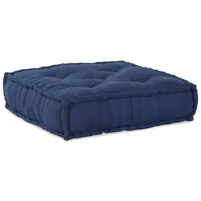 vidaXL Modularni pouf Indigo 70x70x36 tkanina