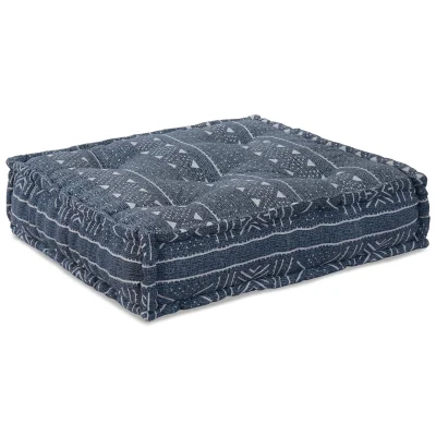 vidaXL Modularni Pouf Indigo 70x70x36 Tkanina