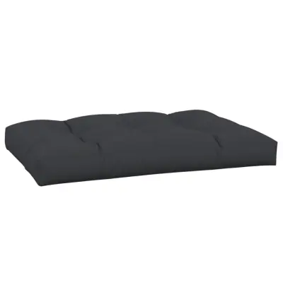 vidaXL Blazina za palete črna 120x80x12 cm blago
