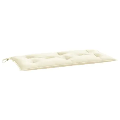 vidaXL Blazina za vrtno klop krem 100x50x7 cm oxford tkanina