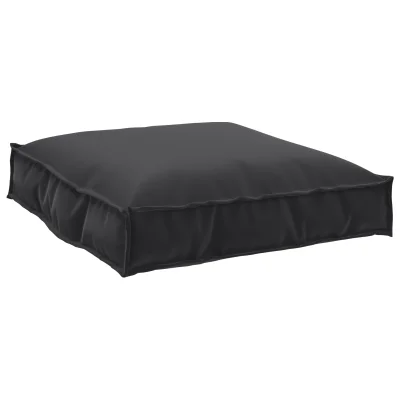 vidaXL Blazina za palete za sedenje Črna 70x70x12 cm Oxford tkanina