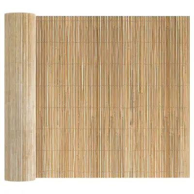 vidaXL Bamboo Fence 600x125 cm