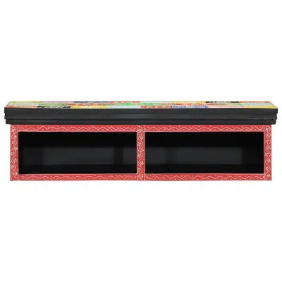 vidaXL TV omarica na steno večbarvna 80x30x22 cm iz umetnega lesa