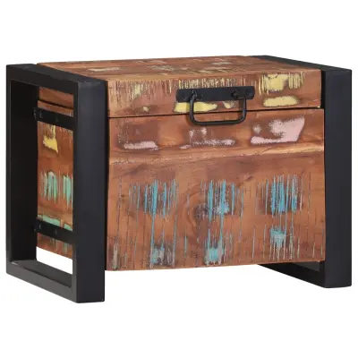 vidaXL Shrambne škatle 40x30x30cm Trden predelan les in metal