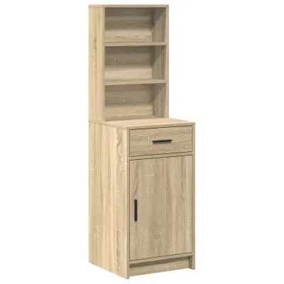 vidaXL Visok kabinet iz sonomskega hrasta 40x41x135 cm Inženirski les