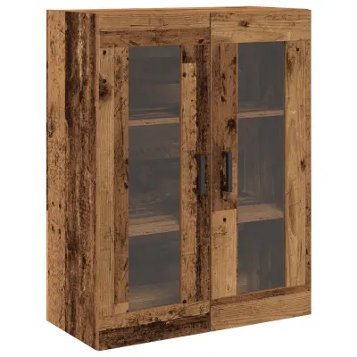 vidaXL omara z steklenimi vrati - Star les - 69,5x34x90 cm