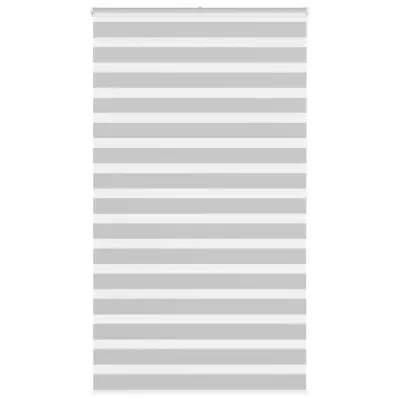 vidaXL Zebra senčilo svetlo sivo 130x200 cm tkanina širina 125,9 cm