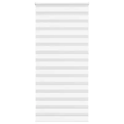 vidaXL Zebra senčilo bela 100x230 cm tkanina širina 95,9cm poliester
