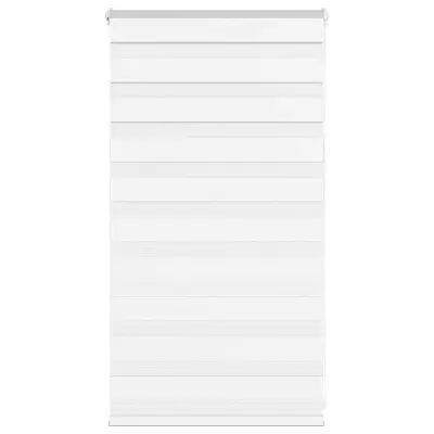 vidaXL Zebra senčilo bela 90x100 cm tkanina širina 85,9cm poliester