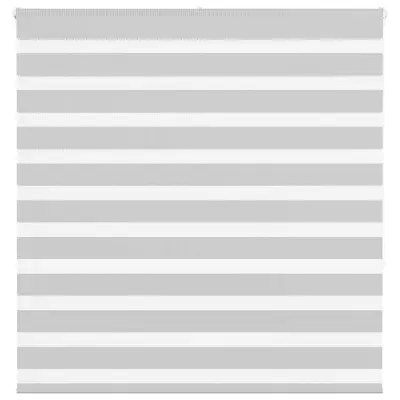 vidaXL Zebra senčilo svetlo sivo 150x150 cm tkanina širina 145,9 cm