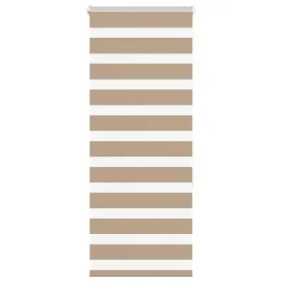 vidaXL Zebra senčilo peščeno rjava 60x150 cm tkanina širina 55,9 cm