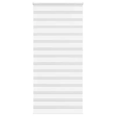vidaXL Zebra senčilo bela 95x230 cm tkanina širina 90,9cm poliester