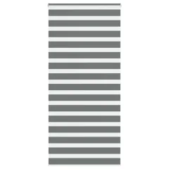 vidaXL Zebra senčilo temno sivo 105x200 cm tkanina širina 100,9 cm