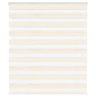 vidaXL Zebra senčilo bež marmor 125x150 cm tkanina širina 120,9 cm