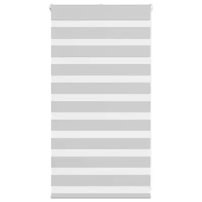 vidaXL Zebra senčilo svetlo sivo 70x100 cm tkanina širina 65,9 cm