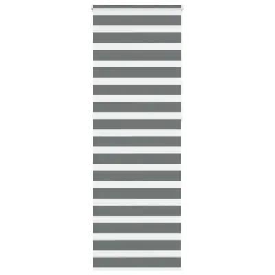 vidaXL Zebra senčilo temno sivo 90x230 cm tkanina širina 85,9 cm
