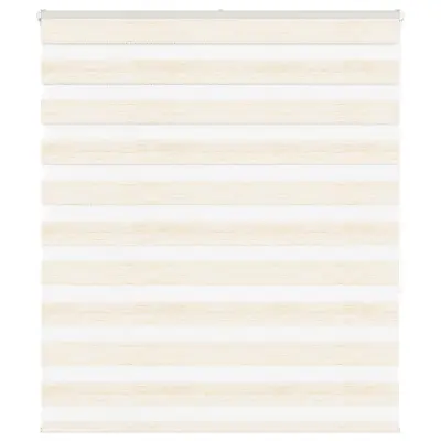 vidaXL Zebra senčilo bež marmor 130x150 cm tkanina širina 125,9 cm