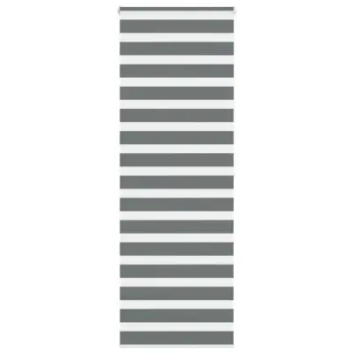 vidaXL Zebra senčilo temno sivo 90x200 cm tkanina širina 85,9 cm