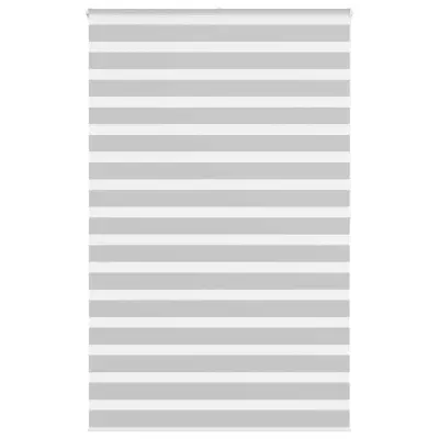 vidaXL Zebra senčilo svetlo sivo 145x200 cm tkanina širina 140,9 cm