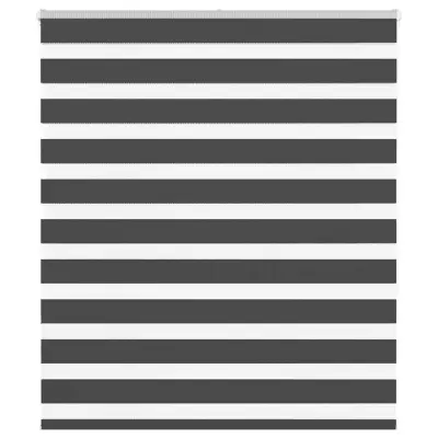 idaXL Zebra senčilo črna 120x150 cm tkanina širina 115,9 cm poliester