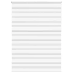 vidaXL Zebra senčilo bela 160x230 cm tkanina širina 155,9cm poliester