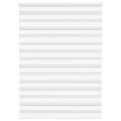 vidaXL Zebra senčilo bela 160x230 cm tkanina širina 155,9cm poliester