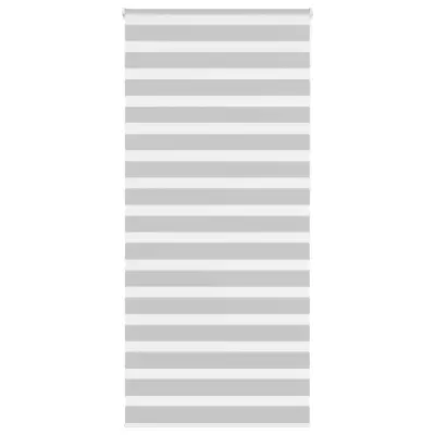 vidaXL Zebra senčilo svetlo sivo 110x230 cm tkanina širina 105,9 cm