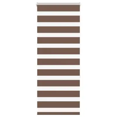 vidaXL Zebra senčilo rjave 60x150 cm tkanina širina 55,9cm poliester