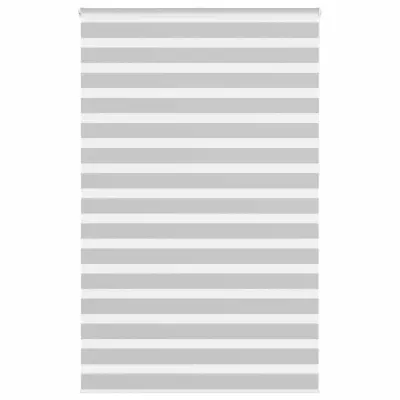 vidaXL Zebra senčilo svetlo sivo 140x230 cm tkanina širina 135,9 cm