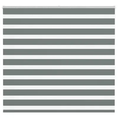 vidaXL Zebra senčilo temno sivo 155x150 cm tkanina širina 150,9 cm