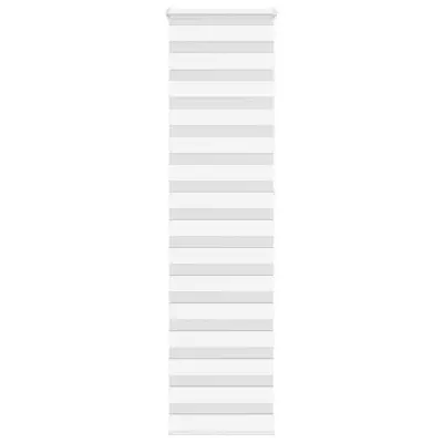 vidaXL Zebra senčilo bela 65x230 cm tkanina širina 60,9cm poliester